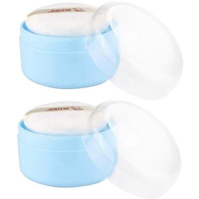 LISATR Boîte À Talc Vide Avec Houppette Épaisse Et Tamis, Idéale Pour La Maison Et Les Voyages.-1 Pcs-blue - Publicité LISATR Boîte À Talc Vide Avec Houppette Épaisse Et Tamis, Idéale Pour La Maison Et Les Voyages.-1 Pcs-blue - Publicité