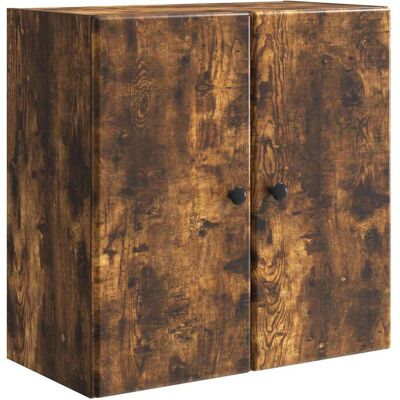 Armoire Murale Chêne Fumé 59 X 31 X 60 Cm Bois D'Ingénierie Vidaxl - Publicité Armoire Murale Chêne Fumé 59 X 31 X 60 Cm Bois D'Ingénierie Vidaxl - Publicité