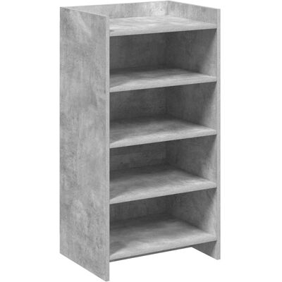 Cabinet À Chaussures Avec Stockage Gris Béton 48 X 36 X 92 Cm Vidaxl - Publicité Cabinet À Chaussures Avec Stockage Gris Béton 48 X 36 X 92 Cm Vidaxl - Publicité