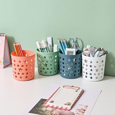 Cellfast Porte-stylo - Créatif - Étoile Creuse - Organisateur De Bureau - Conteneur En Plastique - Papeterie - Publicité Cellfast Porte-stylo - Créatif - Étoile Creuse - Organisateur De Bureau - Conteneur En Plastique - Papeterie - Publicité