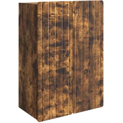 Armoire Murale Chêne Fumé 66 X 34,5 X 92 Cm Bois D'Ingénierie Vidaxl - Publicité Armoire Murale Chêne Fumé 66 X 34,5 X 92 Cm Bois D'Ingénierie Vidaxl - Publicité