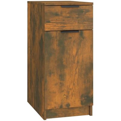 DESIGN IN Armoire De Bureau Chêne Fumé 33,5x50x75 Cm Bois D'Ingénierie - Publicité DESIGN IN Armoire De Bureau Chêne Fumé 33,5x50x75 Cm Bois D'Ingénierie - Publicité