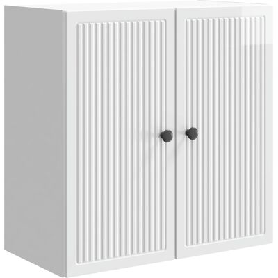 Armoire Murale Blanc Brillant 59 X 31 X 60 Cm Bois D'Ingénierie Vidaxl - Publicité Armoire Murale Blanc Brillant 59 X 31 X 60 Cm Bois D'Ingénierie Vidaxl - Publicité