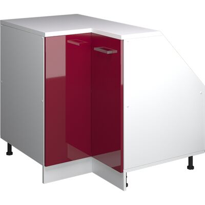 Meuble De Rangement Sous Pente Armoire D'Angle Rion, Rouge Brillant, 75.6x81.6cm 1 Porte, 60 Cm De Profondeur, Vicco - Publicité Meuble De Rangement Sous Pente Armoire D'Angle Rion, Rouge Brillant, 75.6x81.6cm 1 Porte, 60 Cm De Profondeur, Vicco - Publicité