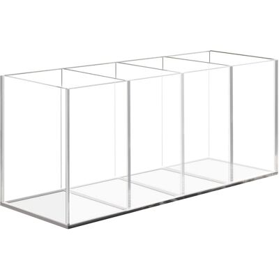 OEM Cette Boîte De Rangement En Acrylique Transparent Possède Quatre Compartiments Et Peut Être Utilisée Pour Ranger Des Cosmétiques Et Des Bijoux. Publicité OEM Cette Boîte De Rangement En Acrylique Transparent Possède Quatre Compartiments Et Peut Être Utilisée Pour Ranger Des Cosmétiques Et Des Bijoux. Publicité