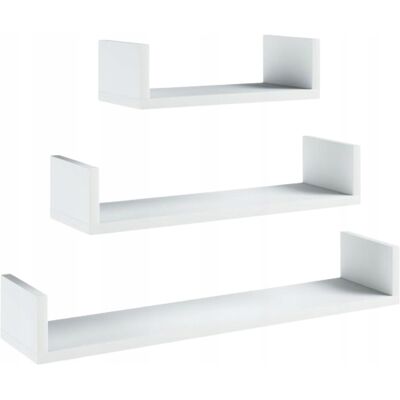 OEM Étagère Suspendue Blanche Ex3 Small, Lot De 3 Étagères - Publicité OEM Étagère Suspendue Blanche Ex3 Small, Lot De 3 Étagères - Publicité