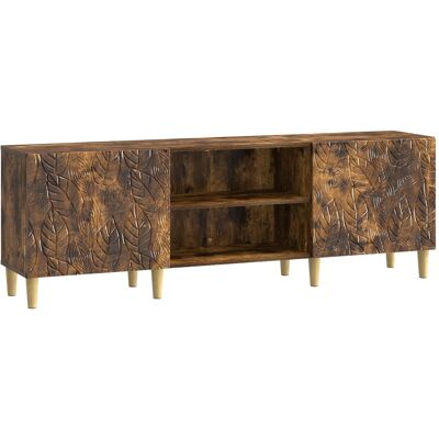 Meuble Tv 150 X 31 X 50 Cm Chêne Fumé Bois D'Ingénierie Vidaxl - Publicité Meuble Tv 150 X 31 X 50 Cm Chêne Fumé Bois D'Ingénierie Vidaxl - Publicité