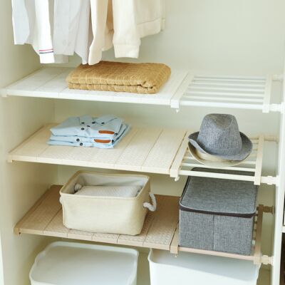 OEM Étagère De Rangement Stratifiée Sans Perçage Pour Armoire, Salle De Bain, Cuisine, Meuble À Chaussures, Étagère Télescopique (blanc, 30 X 9,5) - Publicité OEM Étagère De Rangement Stratifiée Sans Perçage Pour Armoire, Salle De Bain, Cuisine, Meuble À Chaussures, Étagère Télescopique (blanc, 30 X 9,5) - Publicité