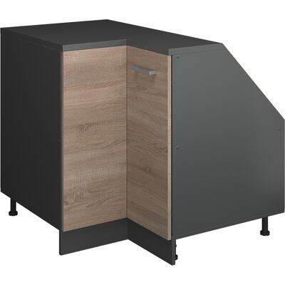 Meuble De Rangement Sous Pente Armoire D'Angle Rion, Sonoma, 75.6x81.6cm 1 Porte, 60 Cm De Profondeur, Vicco - Publicité Meuble De Rangement Sous Pente Armoire D'Angle Rion, Sonoma, 75.6x81.6cm 1 Porte, 60 Cm De Profondeur, Vicco - Publicité