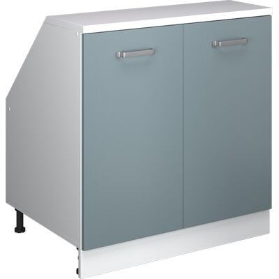 Meuble De Rangement Sous Pente Rion, Bleu-gris, 80x81.6cm 2 Portes, 60 Cm De Profondeur, Vicco - Publicité Meuble De Rangement Sous Pente Rion, Bleu-gris, 80x81.6cm 2 Portes, 60 Cm De Profondeur, Vicco - Publicité