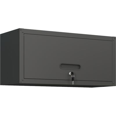 ACKERMAN Armoire Murale Métallique Polyvalente, Meuble Utilitaire Mural Avec Porte Verrouillable, Armoire À Outils Suspendue, Adaptée Pour Garage, Cave, Atelier Et Cuisine, H34,5 X L75 X P30 Cm - Publicité ACKERMAN Armoire Murale Métallique Polyvalente, Meuble Utilitaire Mural Avec Porte Verrouillable, Armoire À Outils Suspendue, Adaptée Pour Garage, Cave, Atelier Et Cuisine, H34,5 X L75 X P30 Cm - Publicité