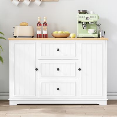ARRIGONI Eleganckie Komoda 3 Tiroirs Porte Comme Un Réfrigérateur Blanc - Publicité ARRIGONI Eleganckie Komoda 3 Tiroirs Porte Comme Un Réfrigérateur Blanc - Publicité
