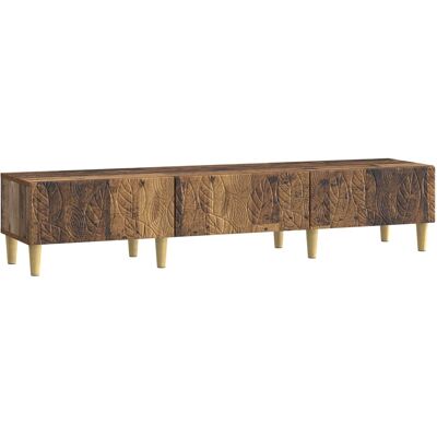 Meuble Tv 147 X 34,5 X 30 Cm Bois Ancien Bois D'Ingénierie Vidaxl - Publicité Meuble Tv 147 X 34,5 X 30 Cm Bois Ancien Bois D'Ingénierie Vidaxl - Publicité