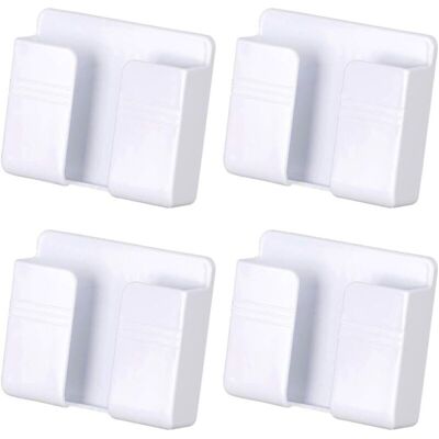 OEM 99 X 28 X 86mm, (blanc) 4pcs Support De Stockage Mural Domestique Pâte Support De Charge De Téléphone Portable Rangement Multifonctionnel Et Stoc-crezuo - Publicité OEM 99 X 28 X 86mm, (blanc) 4pcs Support De Stockage Mural Domestique Pâte Support De Charge De Téléphone Portable Rangement Multifonctionnel Et Stoc-crezuo - Publicité