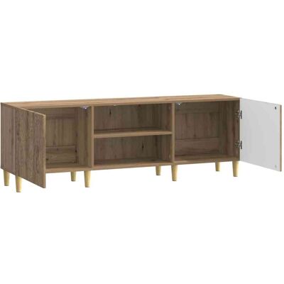 Vidaxl Tv Cabinet 150 X 31 X 50 Cm Artisan Oak Engineered Wood - Publicité Vidaxl Tv Cabinet 150 X 31 X 50 Cm Artisan Oak Engineered Wood - Publicité
