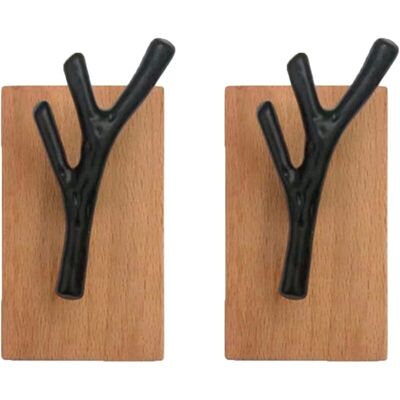 Melissa Patère Porte Manteau Murale Vintage 2pcs Crochet Pour Porte En Bois Forme De Branche Crochet Mural Bois Pour Porte Manteau Salle De Bain Cuisine - Publicité Melissa Patère Porte Manteau Murale Vintage 2pcs Crochet Pour Porte En Bois Forme De Branche Crochet Mural Bois Pour Porte Manteau Salle De Bain Cuisine - Publicité