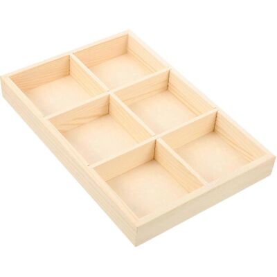 LISATR Plateau De Rangement Pour Crayons, Porte-crayons, Organisateur De Crayons, Boîte À Crayons En Bois, Porte-crayons-24.5x16.3x3cm - Publicité LISATR Plateau De Rangement Pour Crayons, Porte-crayons, Organisateur De Crayons, Boîte À Crayons En Bois, Porte-crayons-24.5x16.3x3cm - Publicité