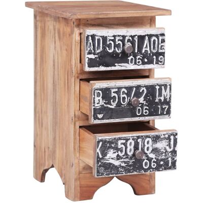 Maison Exclusive - Table De Chevet 30x30x51 Cm Bois D'Acajou Massif - Publicité Maison Exclusive - Table De Chevet 30x30x51 Cm Bois D'Acajou Massif - Publicité