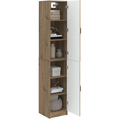 Vidaxl Cabinet Set 2 Pcs Artisan Oak Engineered Wood - Publicité Vidaxl Cabinet Set 2 Pcs Artisan Oak Engineered Wood - Publicité