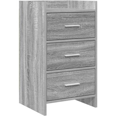 Tables De Chevet Sonoma Gris 40 X 36 X 70 Cm Bois D'Ingénierie Vidaxl - Publicité Tables De Chevet Sonoma Gris 40 X 36 X 70 Cm Bois D'Ingénierie Vidaxl - Publicité
