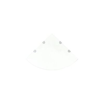 OEM Étagère D'Angle Avec Supports Chromés, Verre Transparent, 45 X 45 Cm-crezuo - Publicité OEM Étagère D'Angle Avec Supports Chromés, Verre Transparent, 45 X 45 Cm-crezuo - Publicité