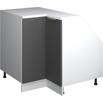 Meuble De Rangement Sous Pente Armoire D'Angle Rion, Anthracite-or, 75.6x81.6cm 1 Porte, 60 Cm De Profondeur, Vicco - Publicité Meuble De Rangement Sous Pente Armoire D'Angle Rion, Anthracite-or, 75.6x81.6cm 1 Porte, 60 Cm De Profondeur, Vicco - Publicité