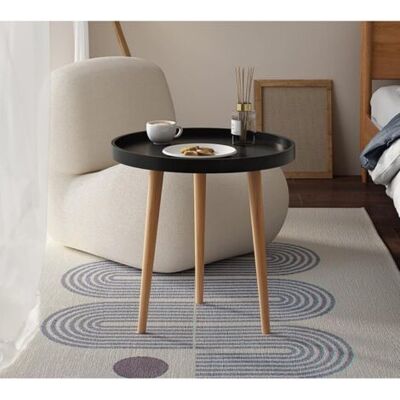 ABYSSE Table D'Appoint, Table Ronde, Diamètre 15,7 Pouces (40 Cm), Hauteur 17,3 Pouces (44 Cm), Trépied Rond, Bois Naturel, Vivre Seul, Table À Manger, Chambre, Canapé, Chevet, Élégant - Publicité ABYSSE Table D'Appoint, Table Ronde, Diamètre 15,7 Pouces (40 Cm), Hauteur 17,3 Pouces (44 Cm), Trépied Rond, Bois Naturel, Vivre Seul, Table À Manger, Chambre, Canapé, Chevet, Élégant - Publicité