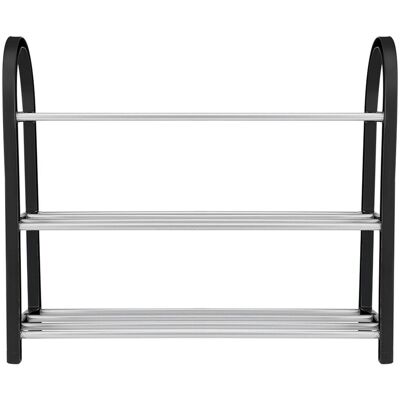 MCKENSA Étagère À Chaussures Sur Pied En Plastique, Aluminium Et Métal, À Monter Soi-même, Rangement Pour Chaussures, Organisateur Pour La Maison, 3 Niveaux - Publicité MCKENSA Étagère À Chaussures Sur Pied En Plastique, Aluminium Et Métal, À Monter Soi-même, Rangement Pour Chaussures, Organisateur Pour La Maison, 3 Niveaux - Publicité