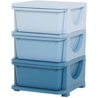 OEM Boîte De Rangement Pour Enfants, 3 Tiroirs, Bords Arrondis, Motif En Relief, 37 X 37 X 56,5 Cm, Bleue - Publicité OEM Boîte De Rangement Pour Enfants, 3 Tiroirs, Bords Arrondis, Motif En Relief, 37 X 37 X 56,5 Cm, Bleue - Publicité