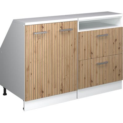 Ensembles De Meuble De Rangement Sous Pente Rion, Chêne Artisan, 120cm Lot De 2 Caissons 60 Cm De Profondeur, Vicco - Publicité Ensembles De Meuble De Rangement Sous Pente Rion, Chêne Artisan, 120cm Lot De 2 Caissons 60 Cm De Profondeur, Vicco - Publicité