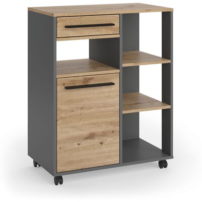 Buffet De Cuisine Pure, Chêne Artisan/anthracite, 72.2x90.8cm, Vicco - Publicité Buffet De Cuisine Pure, Chêne Artisan/anthracite, 72.2x90.8cm, Vicco - Publicité