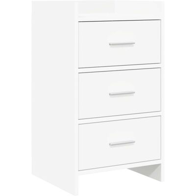 Tables De Chevet Blanc 40 X 36 X 70 Cm Bois D'Ingénierie Vidaxl - Publicité Tables De Chevet Blanc 40 X 36 X 70 Cm Bois D'Ingénierie Vidaxl - Publicité