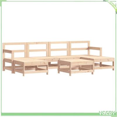 OEM Salon De Jardin 7 Pcs - Fafeicy - Design À Lattes - Bois De Pin Massif - Modulaire - 66x62x70,5 Cm - Publicité OEM Salon De Jardin 7 Pcs - Fafeicy - Design À Lattes - Bois De Pin Massif - Modulaire - 66x62x70,5 Cm - Publicité