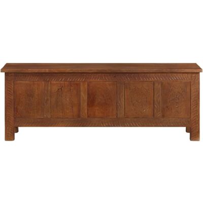 Maison Exclusive - Boîte De Rangement 110x30x40 Cm Bois De Manguier Solide - Publicité Maison Exclusive - Boîte De Rangement 110x30x40 Cm Bois De Manguier Solide - Publicité