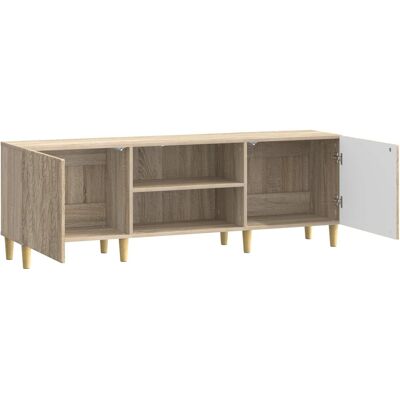 Vidaxl Tv Cabinet 150 X 31 X 50 Cm Sonoma Oak Engineered Wood - Publicité Vidaxl Tv Cabinet 150 X 31 X 50 Cm Sonoma Oak Engineered Wood - Publicité