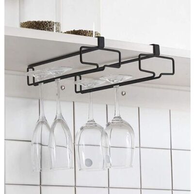 OEM Wine Glass Rack, 2-piece Stemware Holder For Cabinets, Under-cabinet Wine Glass Rack, Kitchen Hanging Storage Rack, Black (for Partition Thickness Less Than 2.54 Cm) ... Publicité OEM Wine Glass Rack, 2-piece Stemware Holder For Cabinets, Under-cabinet Wine Glass Rack, Kitchen Hanging Storage Rack, Black (for Partition Thickness Less Than 2.54 Cm) ... Publicité