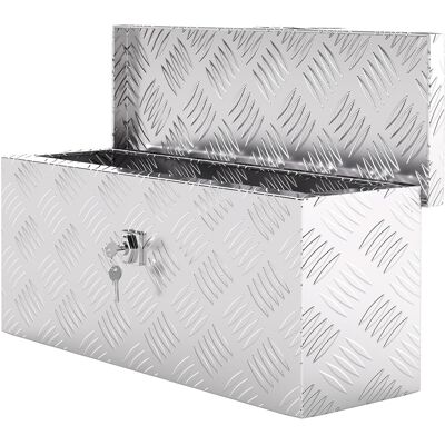 OEM Coffre De Rangement/boîte À Outils En Aluminium Avec Serrure Et Clés, 50 X 15,5 X 20,5 Cm - Publicité OEM Coffre De Rangement/boîte À Outils En Aluminium Avec Serrure Et Clés, 50 X 15,5 X 20,5 Cm - Publicité
