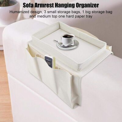 Scotch Organisateur D'Accoudoir De Chaise De Canapé, Organisateur D'Accoudoir Antidérapant Pour Téléphone, Livre, Magazines, Télécommande De Télévision(beige) - Publicité Scotch Organisateur D'Accoudoir De Chaise De Canapé, Organisateur D'Accoudoir Antidérapant Pour Téléphone, Livre, Magazines, Télécommande De Télévision(beige) - Publicité