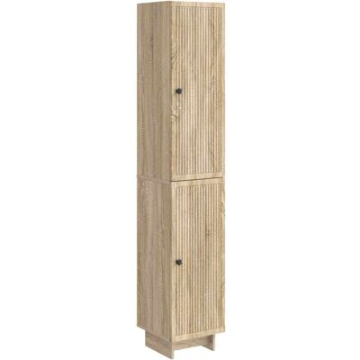Ensemble De Meubles 2 Pcs Chêne Sonoma 34,5 X 33 X 90 Cm Vidaxl - Publicité Ensemble De Meubles 2 Pcs Chêne Sonoma 34,5 X 33 X 90 Cm Vidaxl - Publicité