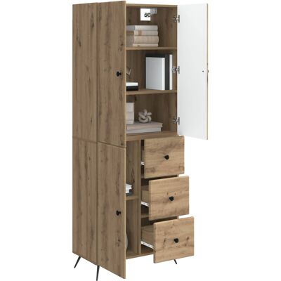 Vidaxl Cabinet Set 2 Pcs Artisan Oak Engineered Wood - Publicité Vidaxl Cabinet Set 2 Pcs Artisan Oak Engineered Wood - Publicité