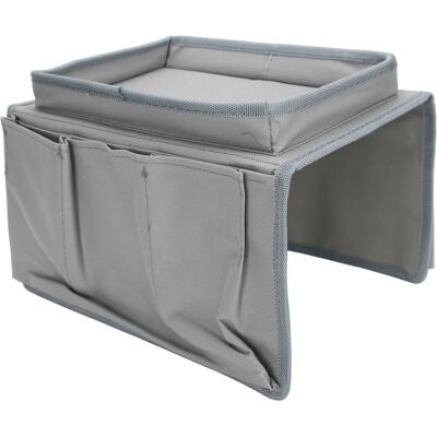 OEM Organiseur De Télécommande 4 Poches Avec Porte-gobelet - Gris (pour Accoudoir) - Publicité OEM Organiseur De Télécommande 4 Poches Avec Porte-gobelet - Gris (pour Accoudoir) - Publicité