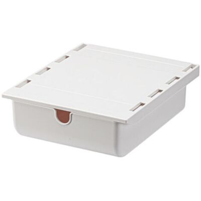 OEM Tiroir Sous Le Bureau. Tiroir Caché Auto-adhésif Sous La Table. Boîte De Rangement De Bureau. Rangement Sous Le Bureau Pour Stylos De Téléphone Crayons Clés Couverts - Blanc - Publicité OEM Tiroir Sous Le Bureau. Tiroir Caché Auto-adhésif Sous La Table. Boîte De Rangement De Bureau. Rangement Sous Le Bureau Pour Stylos De Téléphone Crayons Clés Couverts - Blanc - Publicité