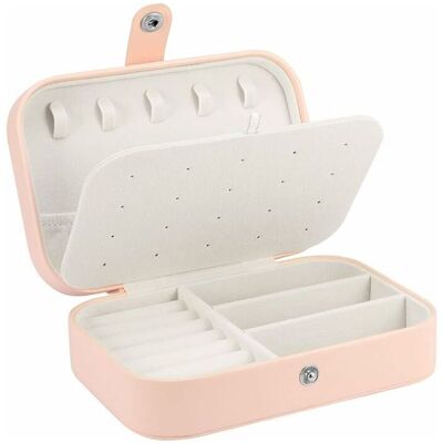 FOGSHIELD Boîte À Bijoux Pour Filles, Boîte De Rangement Pour Bijoux, Petite Boîte À Bijoux, Petite Boîte À Bijoux De Voyage (rose) - Publicité FOGSHIELD Boîte À Bijoux Pour Filles, Boîte De Rangement Pour Bijoux, Petite Boîte À Bijoux, Petite Boîte À Bijoux De Voyage (rose) - Publicité