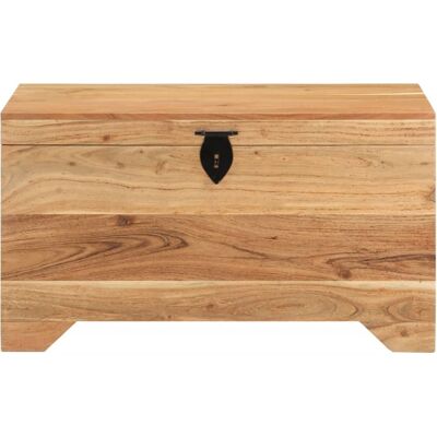 Maison Exclusive - Coffre De Rangement Bois D'Acacia Solide - Publicité Maison Exclusive - Coffre De Rangement Bois D'Acacia Solide - Publicité