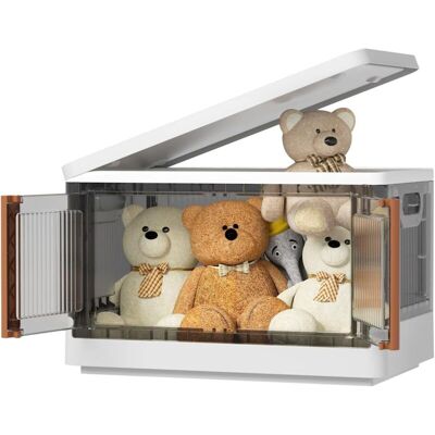 Melissa Boite Rangement Plastique, 32l Boite De Rangement Pliable Caisse Rangement, Avec Couvercle Et 4 Roulettes Empilable, Aux Vetements Jouets Livres, Rangement Cuisine Chambre À Coucher (lot De 1) - Publicité Melissa Boite Rangement Plastique, 32l Boite De Rangement Pliable Caisse Rangement, Avec Couvercle Et 4 Roulettes Empilable, Aux Vetements Jouets Livres, Rangement Cuisine Chambre À Coucher (lot De 1) - Publicité