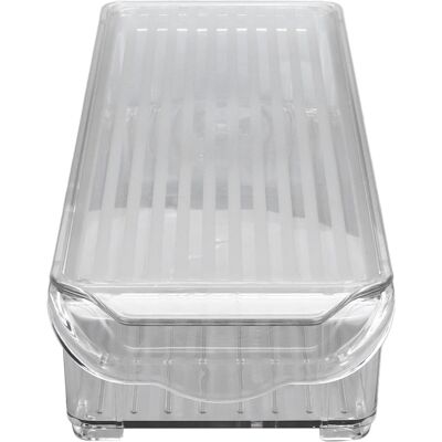 OEM Boîte De Rangement Transparente Grande Capacité En Plastique Multifonctionnelle Durable Avec Couvercle (étroit Et Court) - Publicité OEM Boîte De Rangement Transparente Grande Capacité En Plastique Multifonctionnelle Durable Avec Couvercle (étroit Et Court) - Publicité
