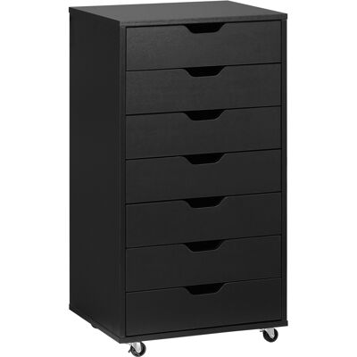 OEM Caisson De Bureau À Roulette Meuble Rangement Bureau Avec 7 Tiroirs Organisateur Pour Documents, Format A4 Ou Lettres - Publicité OEM Caisson De Bureau À Roulette Meuble Rangement Bureau Avec 7 Tiroirs Organisateur Pour Documents, Format A4 Ou Lettres - Publicité