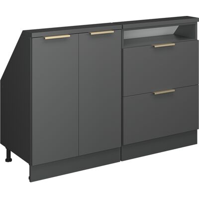 Ensembles De Meuble De Rangement Sous Pente Rion, Anthracite-or, Lot De 2, Vicco - Publicité Ensembles De Meuble De Rangement Sous Pente Rion, Anthracite-or, Lot De 2, Vicco - Publicité