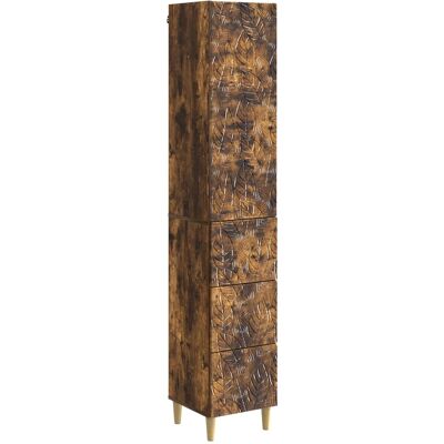 Ensemble De Meubles 2 Pcs Chêne Fumé 33 X 34,5 X 90 Cm Vidaxl - Publicité Ensemble De Meubles 2 Pcs Chêne Fumé 33 X 34,5 X 90 Cm Vidaxl - Publicité