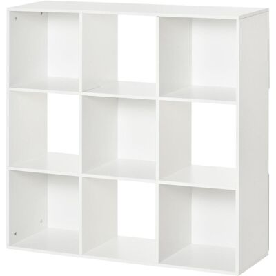 OEM Bibliothèque Homcom À 3 Niveaux, Meuble De Rangement À 9 Cases, Bibliothèque Autoportante, Séparateur De Pièce, Étagère D'Exposition, 91,5 X 29,5 X 91,5 Cm, Bois - Publicité OEM Bibliothèque Homcom À 3 Niveaux, Meuble De Rangement À 9 Cases, Bibliothèque Autoportante, Séparateur De Pièce, Étagère D'Exposition, 91,5 X 29,5 X 91,5 Cm, Bois - Publicité